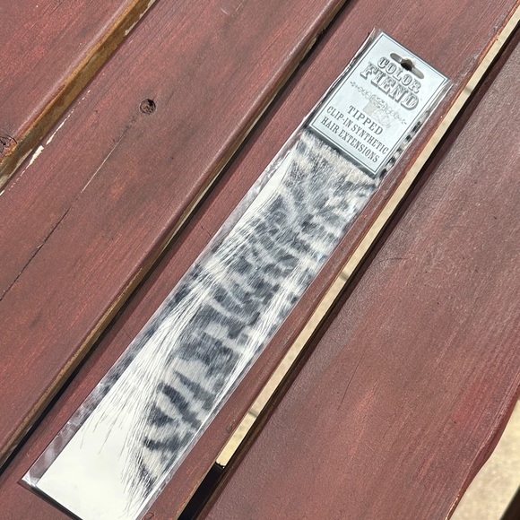 Hot Topic tipped clip in synthetic hair Hair Extensions bundle steam punk - Picture 5 of 7